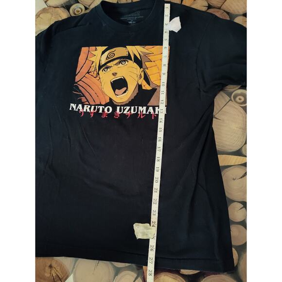 Naruto Shippuden Collection Graphic T-shirt Tee Black Uzumaki Anime Tee Large - Picture 6 of 7